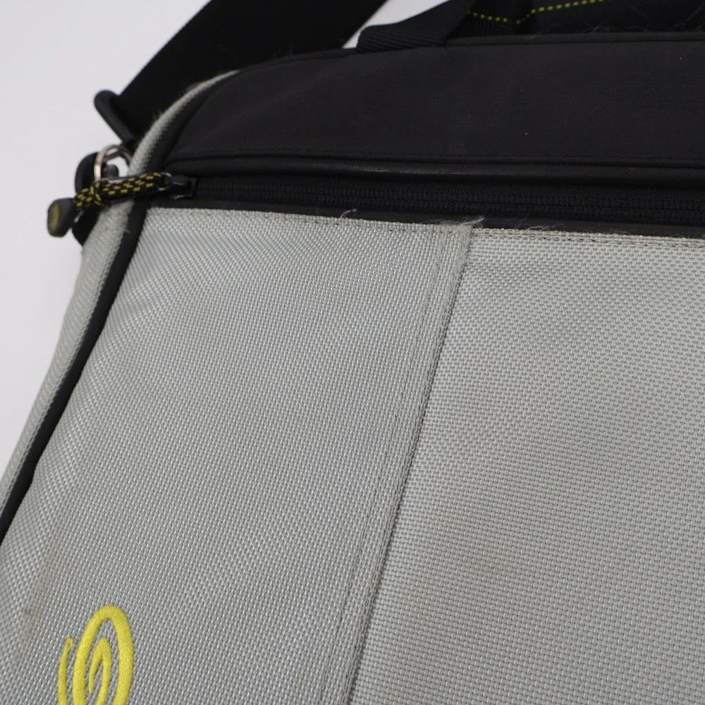 Timbuk2 Laptop Messenger Bag Mens OS Grey Black Ballistic Nylon Commuter Bag